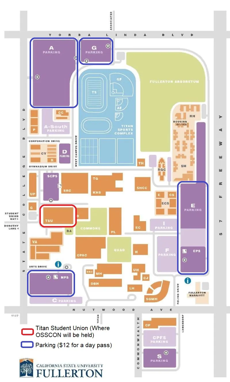 CSUF Map